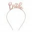 Pecka Products Rose Gold Bride Headband
