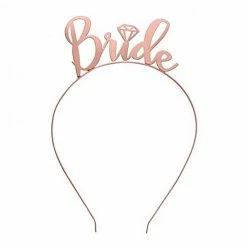 Pecka Products Rose Gold Bride Headband