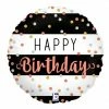 Not Specified Send Balloons Rose Gold Happy Birthday Balloon / Bouquet