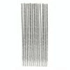 Meteor Silver Metallic Straws Pk10