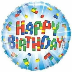 Not Specified Send Balloons Lego / Block Happy Birthday Balloon / Bouquet