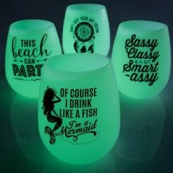 MDI Gifts & Novelty Items Glow-in-the-Dark Wine Cup - Party
