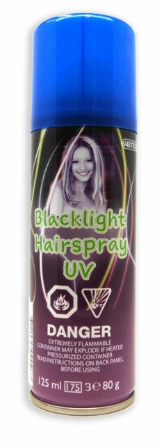Meteor Black Light Hair Spray