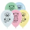 Not Specified Dogs & Cats Balloons Pastel Assorted - Singles Or Packs - Helium Filled Or Flat
