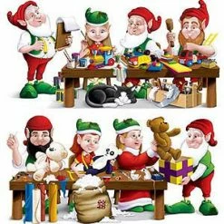 Party Planet Christmas Santa Workshop Props