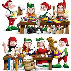 Party Planet Christmas Santa Workshop Props