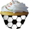 Not Specified Soccer Cupcake Wraps Pk12