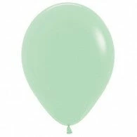 Not Specified Latex Balloons - 11" (28cm) Pale Green Balloons Standard/Matte~ Singles ~ Pack ~ Helium Filled ~ Flat