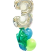 Not Specified Large Number Balloon Bouquet - Choose Your Number