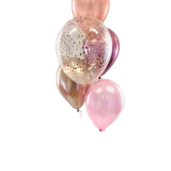 Not Specified Five Balloon With Large Confetti