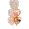 Not Specified Balloon Bouquets Rose Gold Balloon Bouquet - Classy