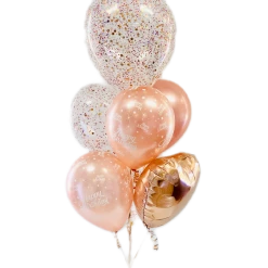 Not Specified Balloon Bouquets Rose Gold Balloon Bouquet - Classy