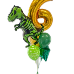 Not Specified Dinosaur Balloon Bouquet - Choose Any Age Balloon Bouquets