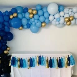 Party Planet Ombre Blue 4M Balloon Garland - See Description Balloon Garlands & Decor