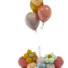Party Planet Balloon Bouquets Mini Flower Garland With Helium Bouquet