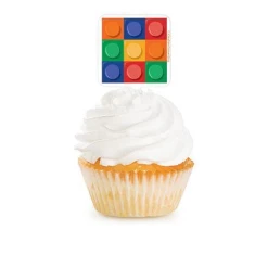 Balloon Agencies Lego / Block Cupcake Toppers 12pcs