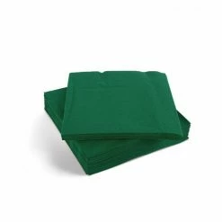 Not Specified Dark Green Dinner Napkins Pk100 Catering