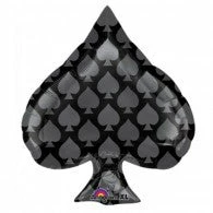 Not Specified Casino Foil Balloon - Spades