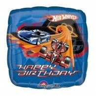 Not Specified Hot Wheels Happy Birthday Foil Balloon Send Balloons