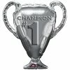 Not Specified Silver Trophy Balloon / Bouquet Send Balloons