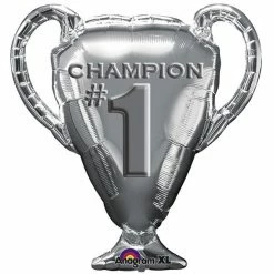 Not Specified Silver Trophy Balloon / Bouquet Send Balloons