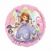 Not Specified Send Balloons Sofia Happy Birthday Foil Balloon