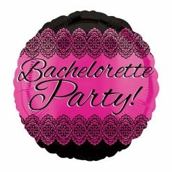 Not Specified Bachelorette Party Balloon - Pink & Black Send Balloons