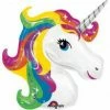 Not Specified Unicorn Balloon - Helium Filled Or Flat Send Balloons
