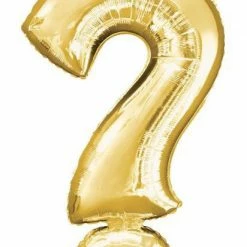 Not Specified Letters & Numbers - Large Large ? Balloon - Gold