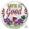 Party Planet Send Balloons 'Wine & Grapes Life Is Good' Balloon / Bouquet