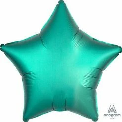 Not Specified Star Shape Balloons Star Balloon Teal Satin Foil