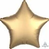 Not Specified Star Shape Balloons Star Balloon Gold Satin Foil