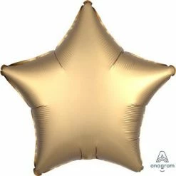 Not Specified Star Shape Balloons Star Balloon Gold Satin Foil