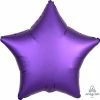 Not Specified Star Balloon Purple Satin Foil Star Shape Balloons