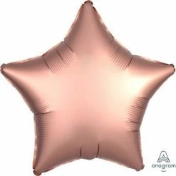 Not Specified Star Shape Balloons Star Balloon Rose Copper Satin Foil