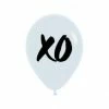 Not Specified XO Balloons White - Singles Or Packs - Helium Filled Or Flat